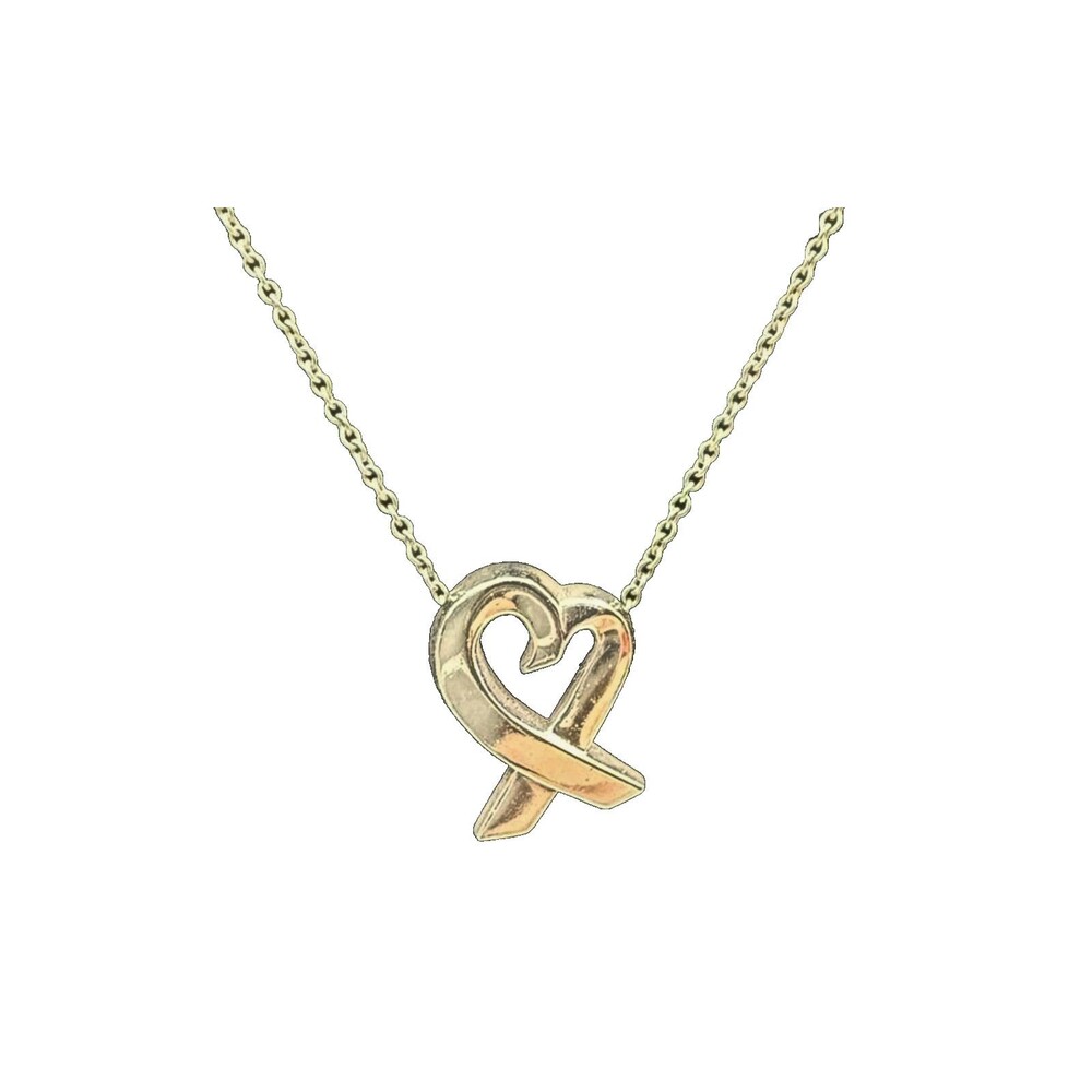 Tiffany & Co Sterling Silver 925 Paloma Picasso Loving Heart Necklace 5g (16.5")